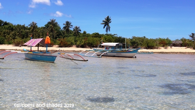 savoring the crystal clear water of Cotivas Island